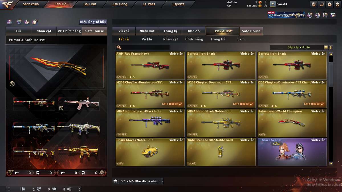 shop acc cf uy tin gia re